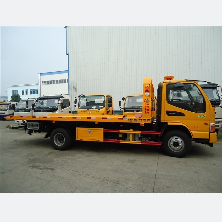 JAC Wheel Lift Tow Truck 100km/H Max Speed , 4 Ton Flatbed Tow Truck Light Duty