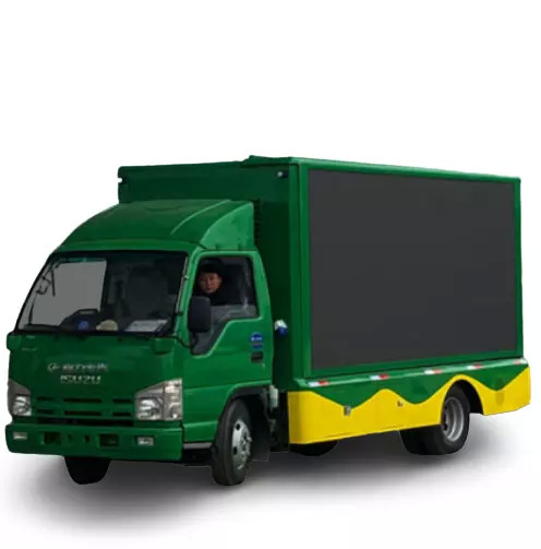 1.5m LED Billboard Truck 98hp P5 P6 P4 Mobile LED Display Truck For Live Shows