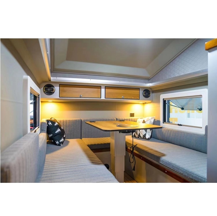 Factory Direct Sale  Small 1500kg Folding  Off-Road Trailers 1000mm Heavy Duty Guide Rail With Tent