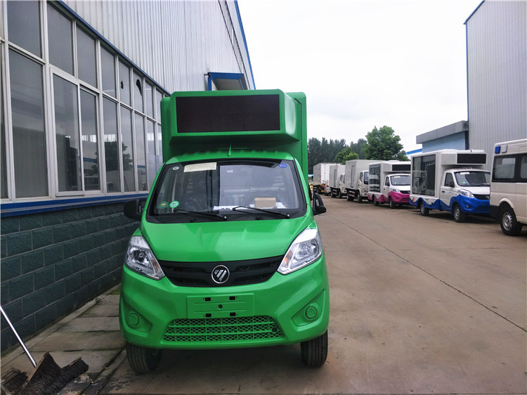 Foton Mobile LED Truck P3 P4 Mobile LED Screen Truck 4 Wheels Small Size