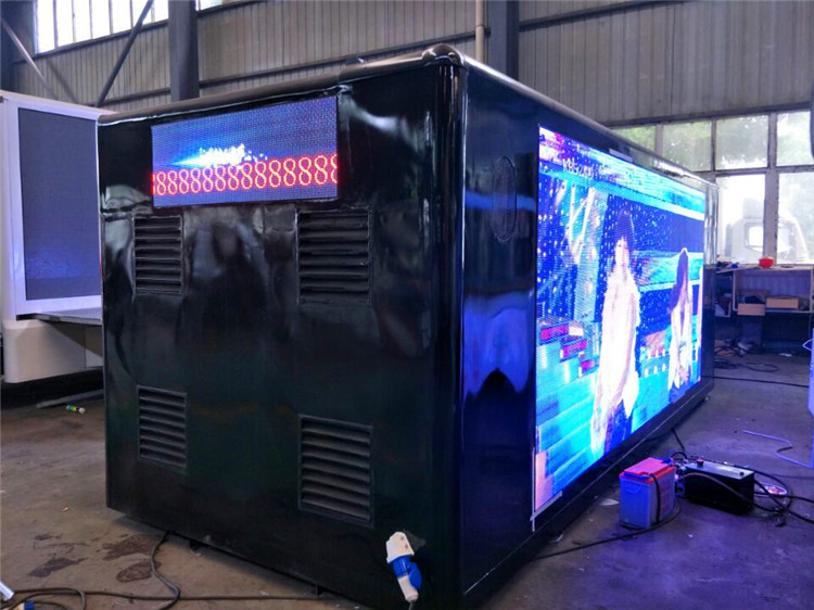 SMD LED Mobile Billboard Truck 18FT Video Screen Truck Full Color