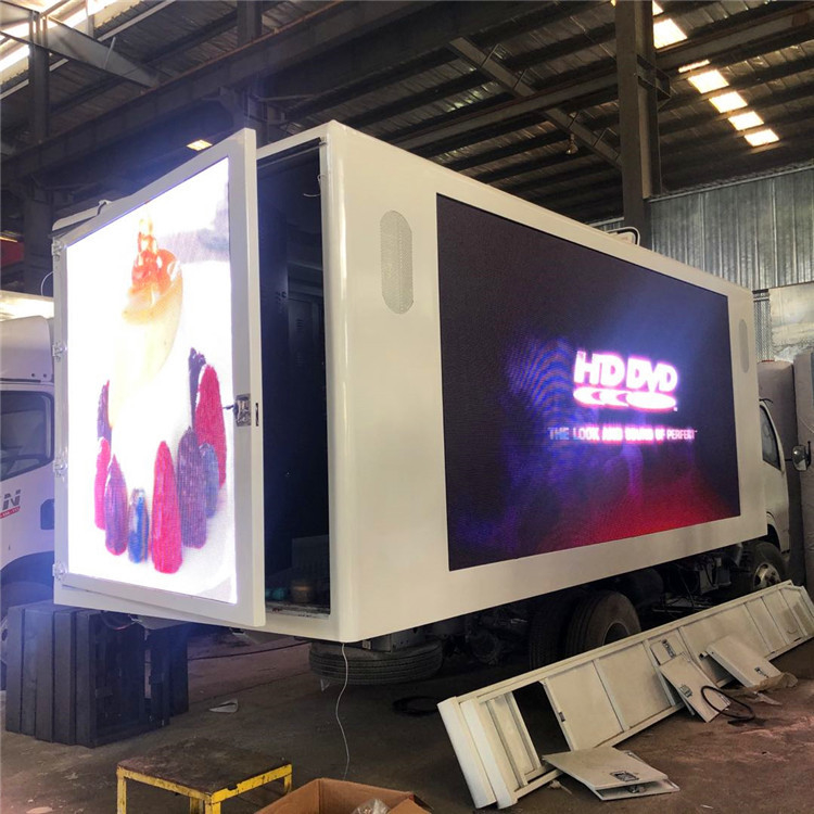 18ft P6 LED Box Truck Full Color 3 Sides Digital Mobile Billboard Advertising