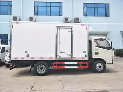 4*2 Freezer Refrigerator Box Truck Dongfeng 5 Tons -5 to -15 degree