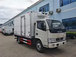 4*2 Freezer Refrigerator Box Truck Dongfeng 5 Tons -5 to -15 degree