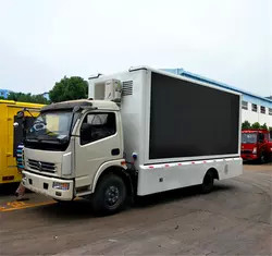 Dongfeng Mobile Big Screen Truck 4800*2080mm , 4*2 Mobile Sound Stage Truck Waterproof