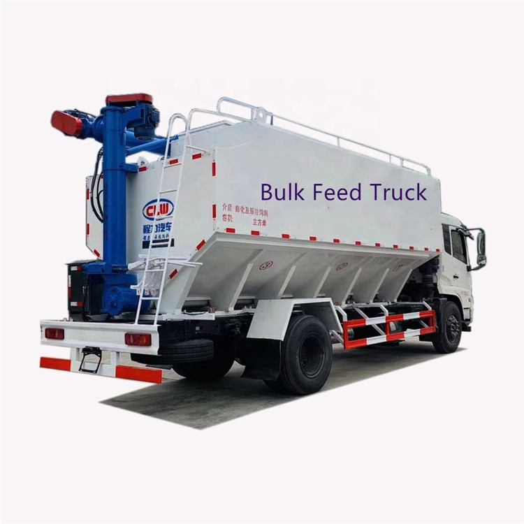 10 Ton Bulk Feed Truck Delivery Truck 90km/H 4x2 Diesel Fuel Type