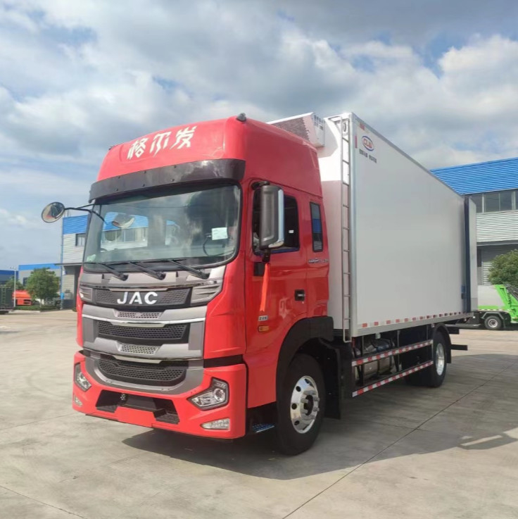 JAC Frozen Food Truck 10 Ton Refrigerated Truck For Frozen Food Transport