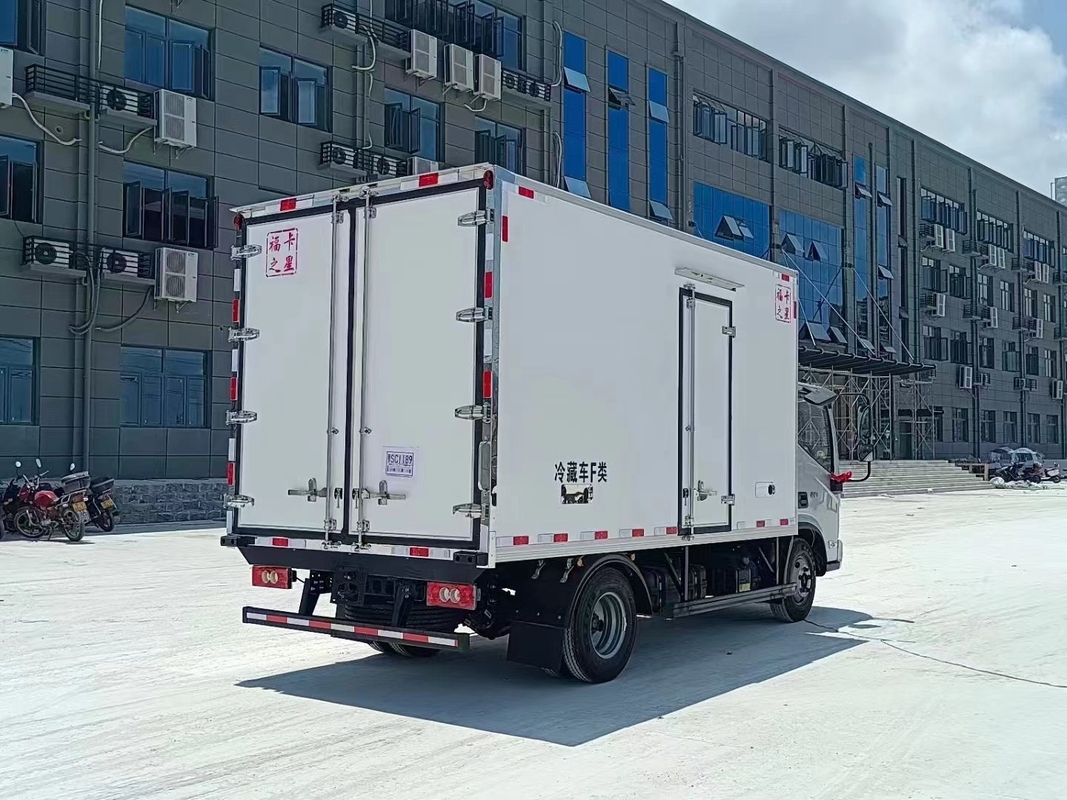 3 Ton Ice Box Truck  130hp Refrigerated Truck For Ice Cream Transport with China Iso Ccc