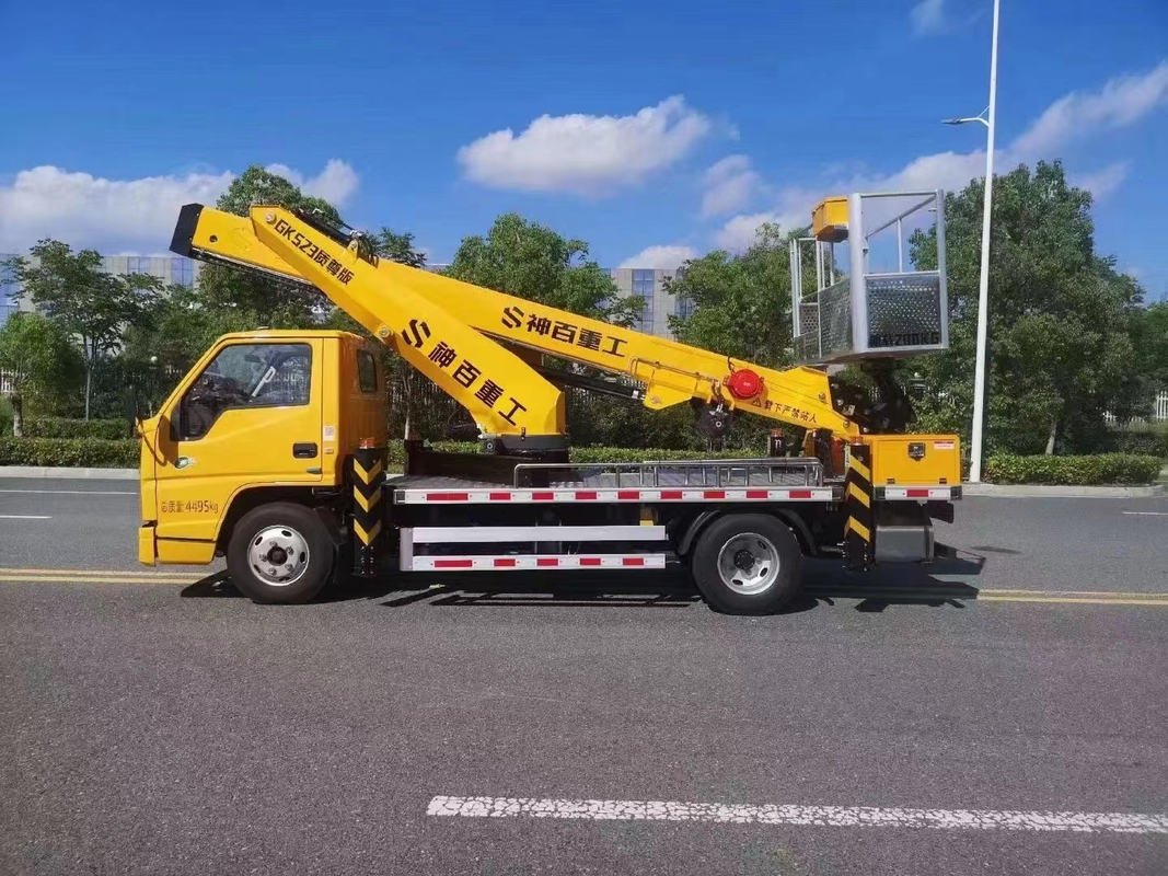 4×2 Bucket Lift Truck 116hp High Altitude Work Vehicle Euro 6 Aerial Platform Truck
