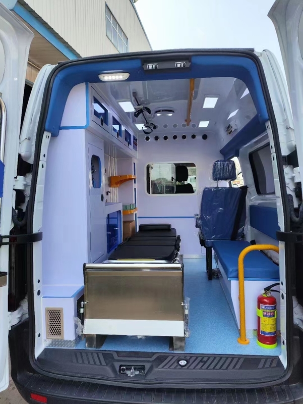 Hospital 5+1 Transmission Electric Vehicles 3-8m Length For Emergency Medical Services