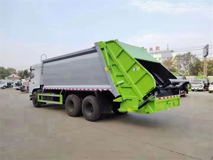 Garbage Truck Wash Dongfeng 5995 Kg Compactor Garbage Truck With Carbon Steel Chassis