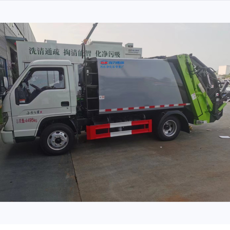 Siemens Control System Garbage Truck With Compactor Max Driving Speed 90 Km/H
