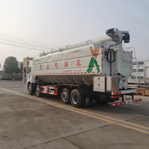 12 Cbm Animal Feed Trucks 4x2 Bulk Feed Trucks With Diesel Fuel Type