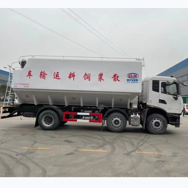 12 Cbm Animal Feed Trucks 4x2 Bulk Feed Trucks With Diesel Fuel Type