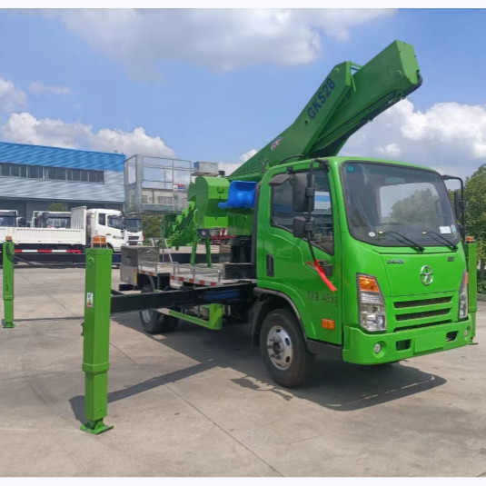 Left Or Right Hand Drive Aerial Work Platform Truck with 1000x700x1250mm Bucket Size