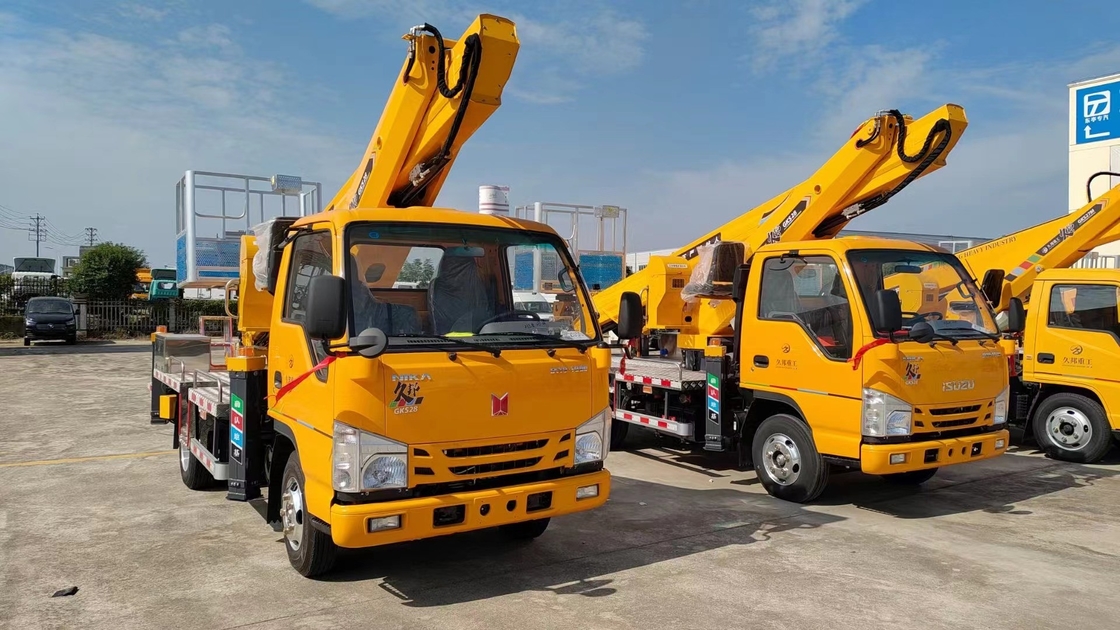 7.00R16 Tire Type Diesel Aerial Platform Truck For Efficient Vertical Access