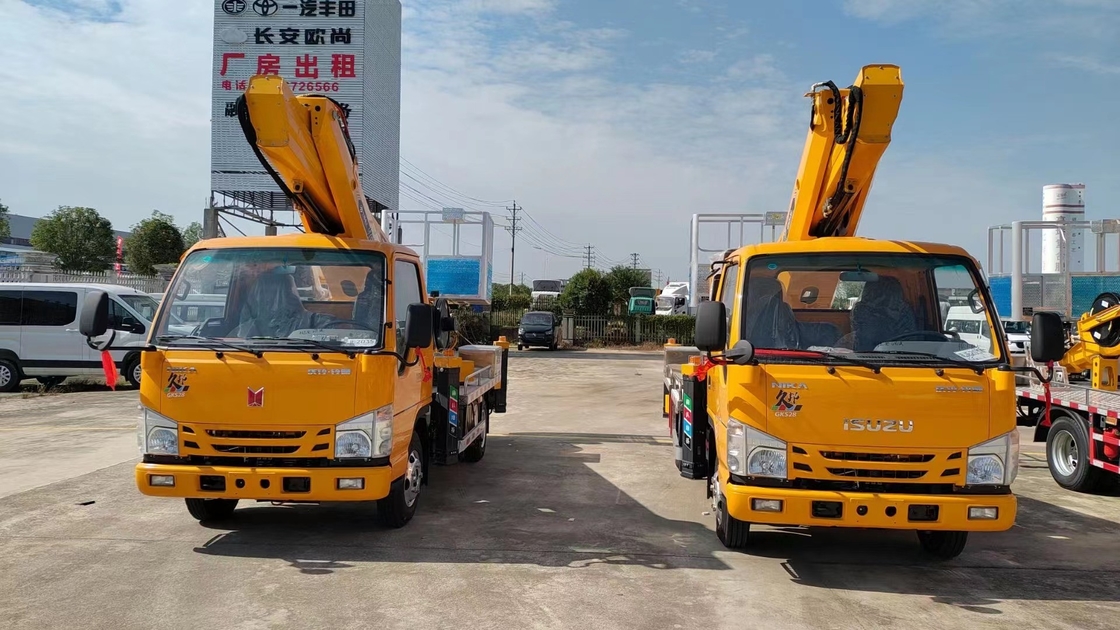 7.00R16 Tire Type Diesel Aerial Platform Truck For Efficient Vertical Access