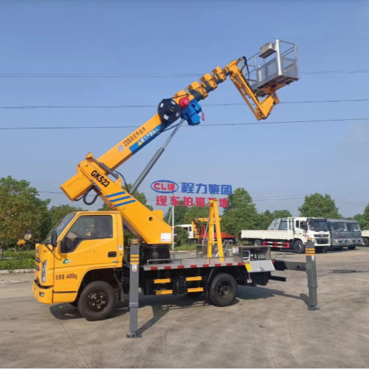 23m Aerial Work Platform Truck With QuanChai Q23-132E60 2.89L Displacement