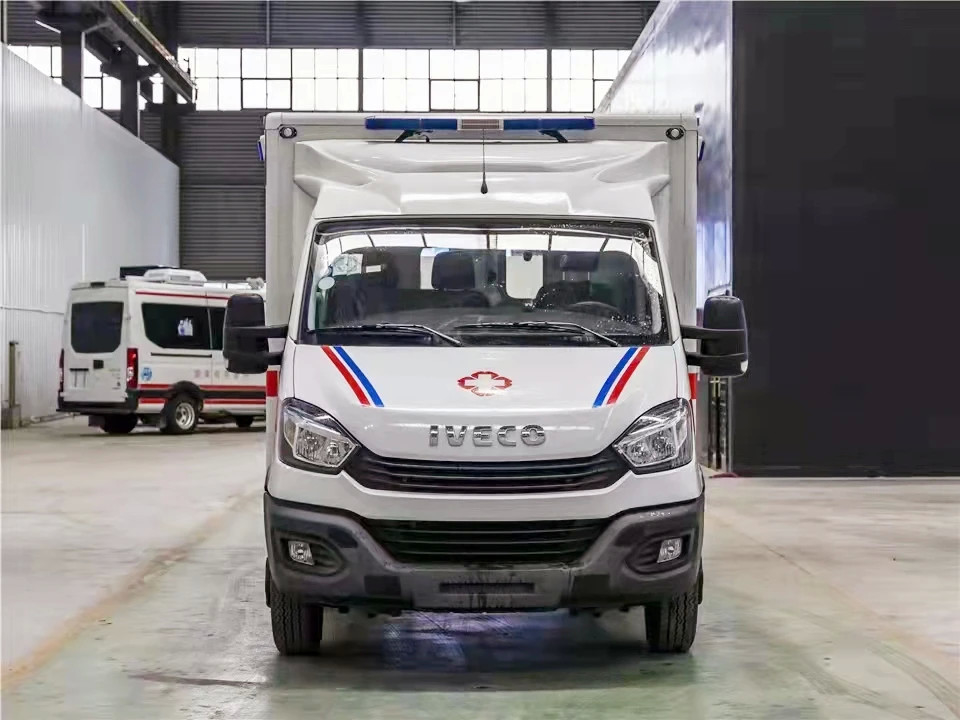 Salon Ambulance130 Hp Ambulance Car Truck - ABS YES Overall Dimensions 5670×2011×2726 Mm