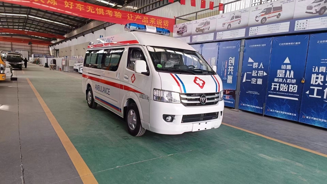 Ambulance Truck 130km/H Maximum Speed Mobile Clinic Vehicle With Front/Rear Suspension Of 1320/1160mm