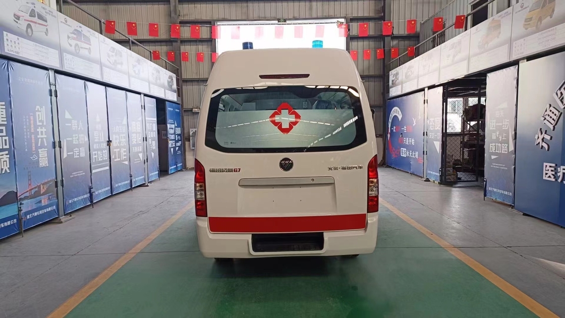 Ambulance Truck 130km/H Maximum Speed Mobile Clinic Vehicle With Front/Rear Suspension Of 1320/1160mm