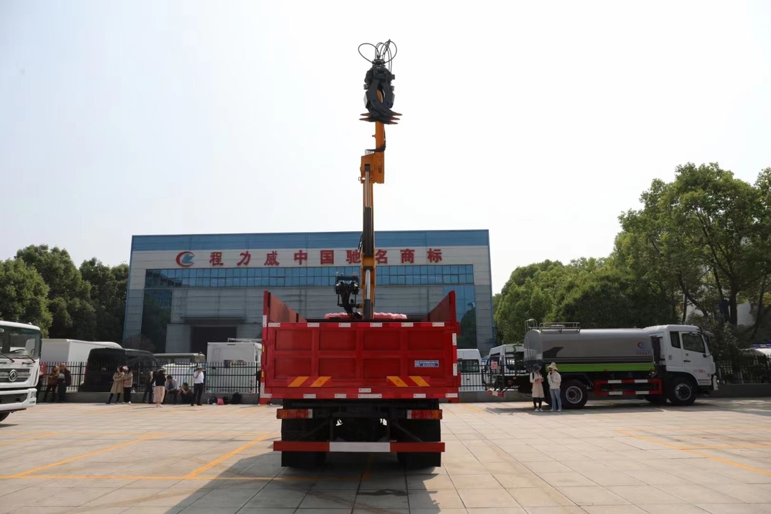 2023 3 Tons Mini Straight Telescopic Crane Truck Mounted Crane Max Speed 90 Km/H