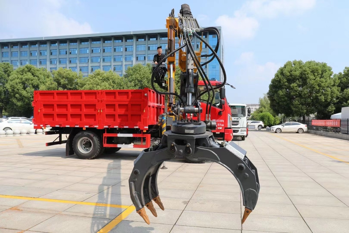 2023 3 Tons Mini Straight Telescopic Crane Truck Mounted Crane Max Speed 90 Km/H
