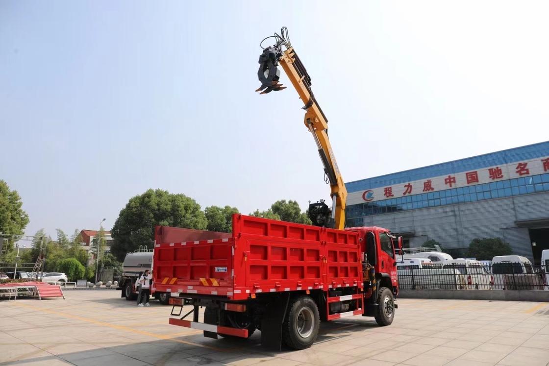 Euro 5 New Condition Truck Mounted Crane For Crane Lorry With Truck Crane