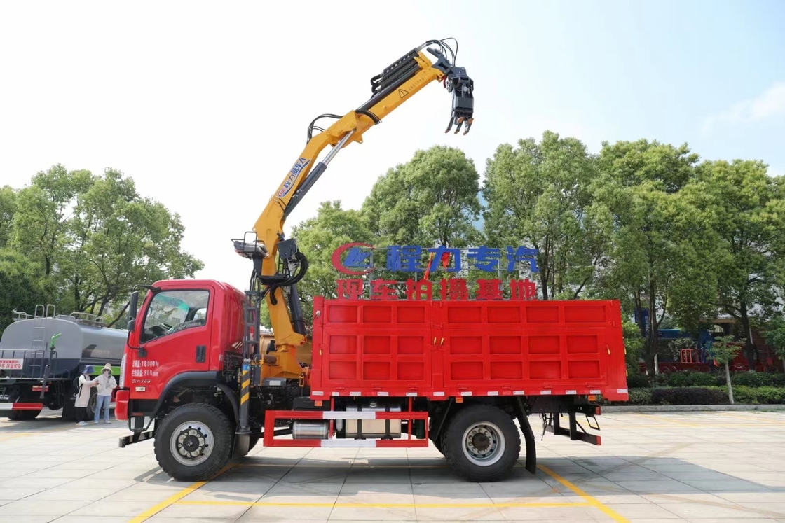 Euro 5 New Condition Truck Mounted Crane For Crane Lorry With Truck Crane