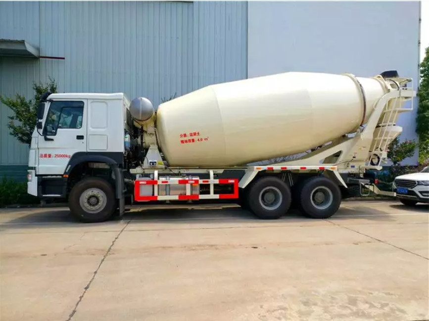 Sinotruk Howo Concrete Mixer Truck CKD / SKD With Supply Capacity Of 15-20 Tons