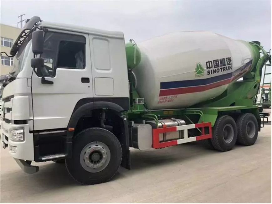 13870kg Curb Weight 6*4 Drive Form Concrete Cement Mixer Truck With 12.00R20 Steel Wire Tire