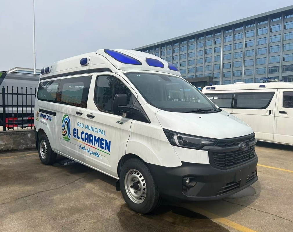 145km/H Emergency Service Diesel Ambulance For Sale With 215/75r16lt Type