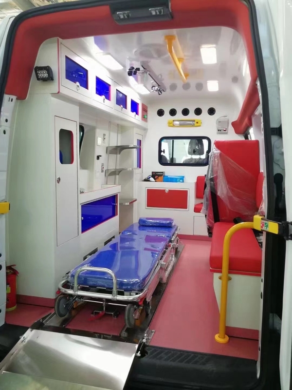 2024 New Ambulance Car Price 4*2 Diesel Engine Manual Ward Type Ambulance Vehicle