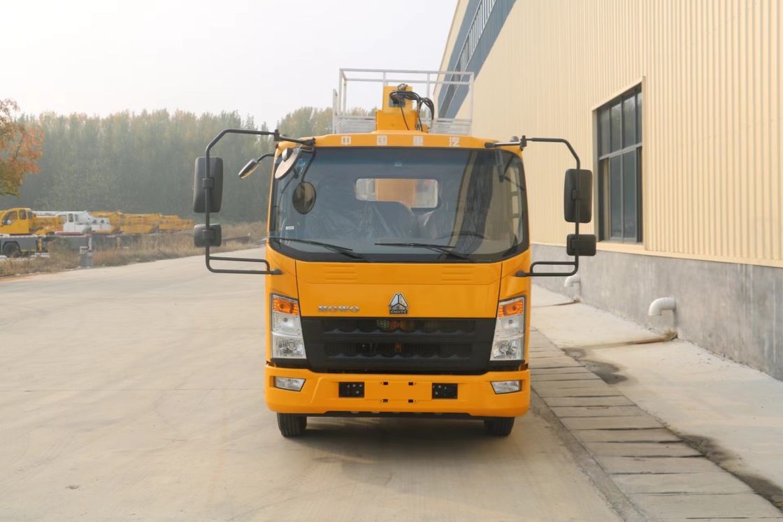 Telescopic Aerial Platform Truck 21 Meter HOWO Brand Boom Lift Cherry Picker Truck