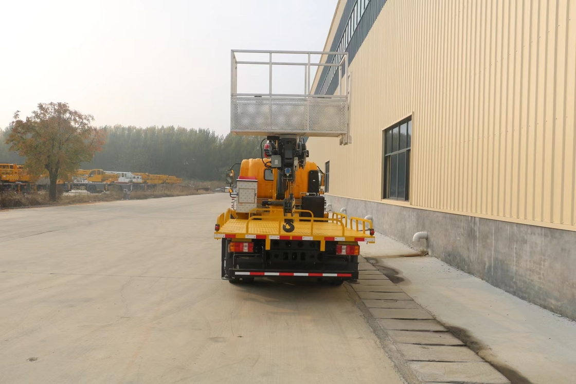 Telescopic Aerial Platform Truck 21 Meter HOWO Brand Boom Lift Cherry Picker Truck