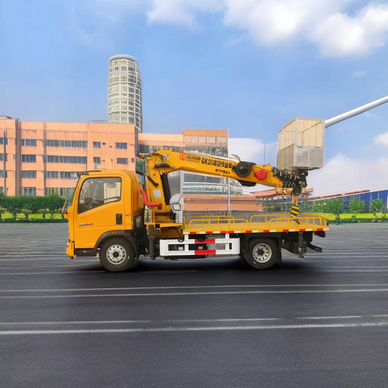 Howo Chassis 4x2 Drive 21M Truck Mounted Aerial Work Platform 95km/H 200kg Load