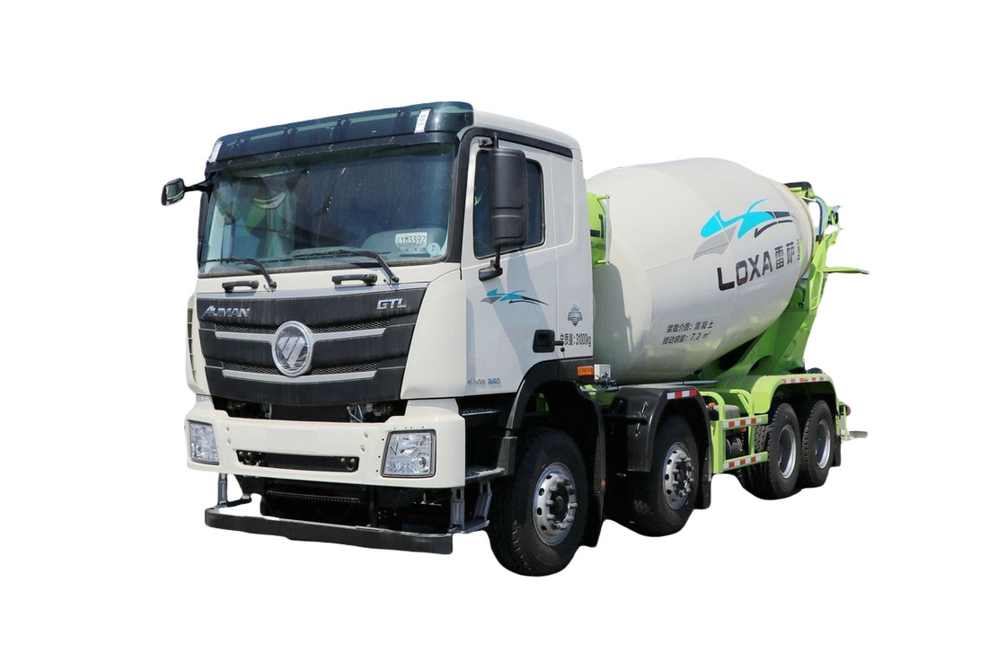 foton 8*4 cement lorry 12m3 diesel cement concrete mixer truck with pump for sale