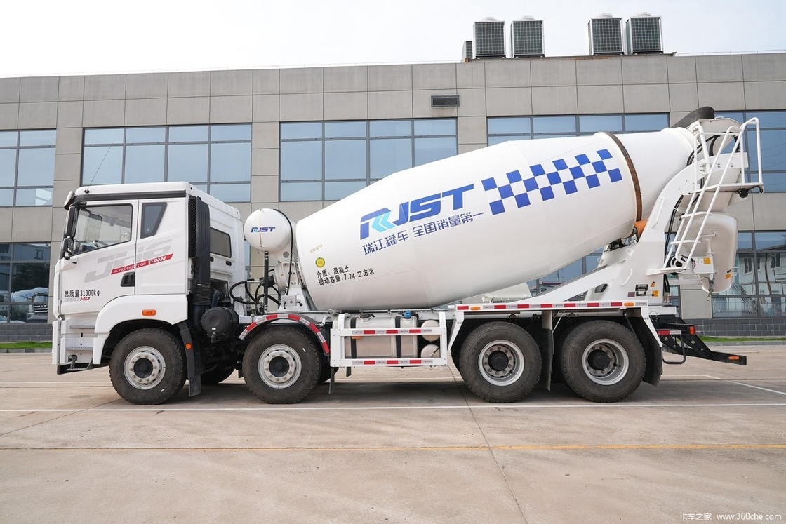 Euro 5 12 Wheel Cement Mixer Lorry 12m3 Diesel Cement Concrete Truck With Pump For Sale
