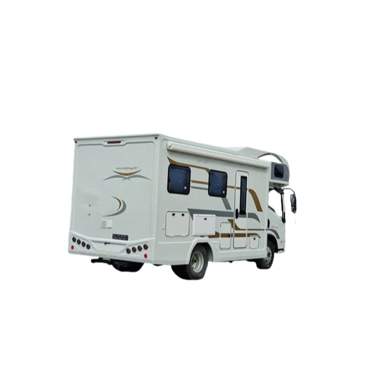 YUEJIN 4x2 Mobile Auto Motorhome Outdoor Luxury RV Caravan Van For Family Travel
