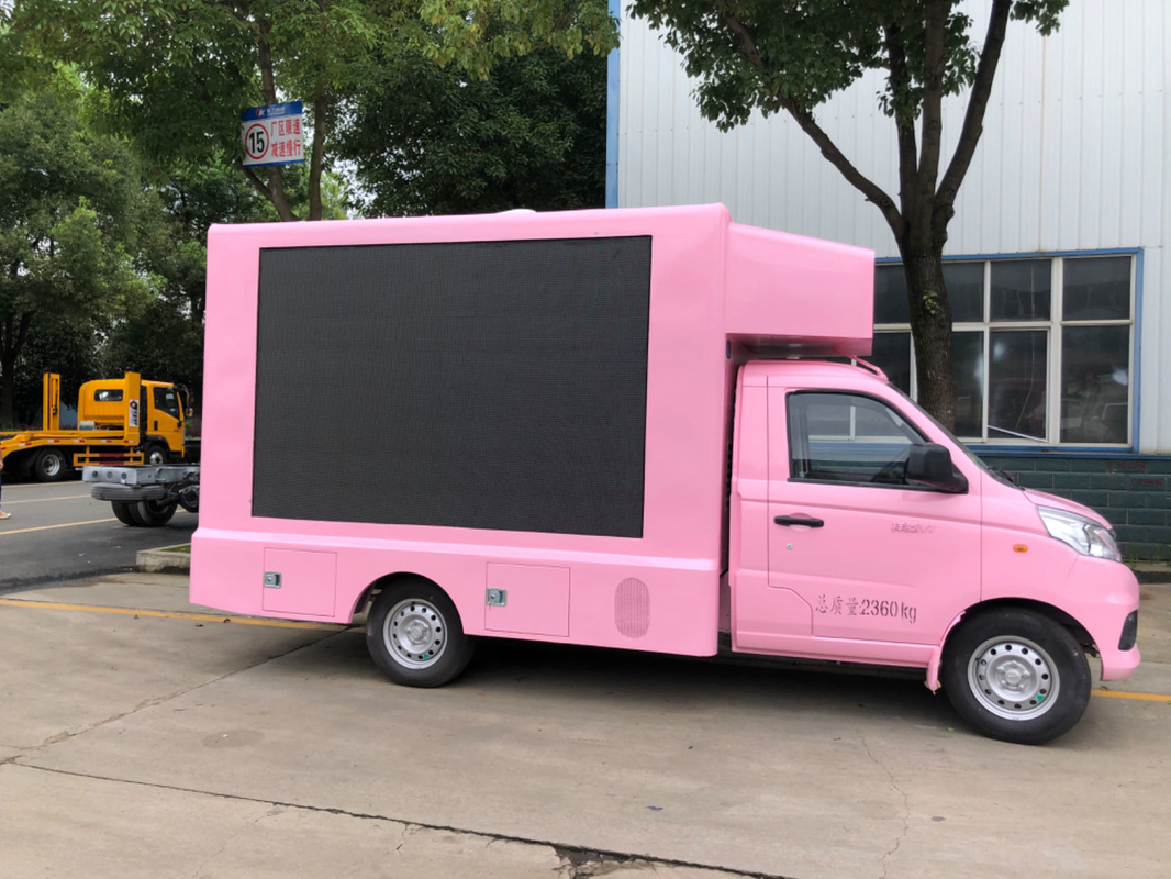 Foton Mobile LED Advertising Truck With Loop Ventilation Cooling System Small Size
