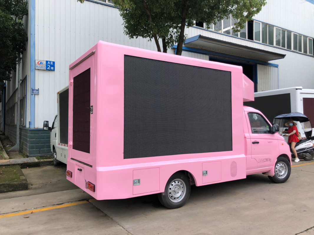 Foton Mobile LED Advertising Truck With Loop Ventilation Cooling System Small Size