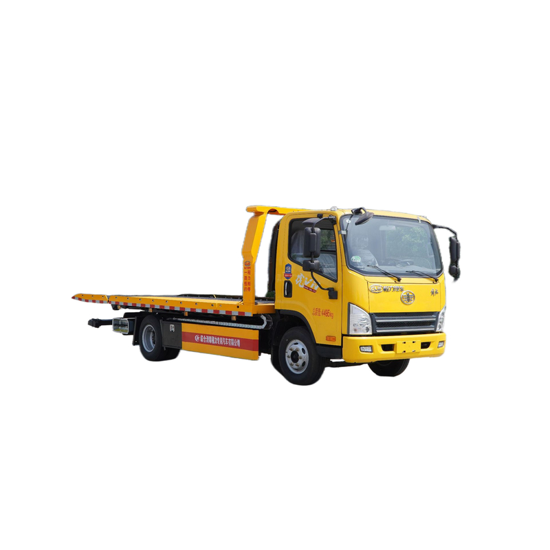 6 Wheels Flatbed Wrecker Truck JAC / 4 Ton Winch Tow Truck For Sale