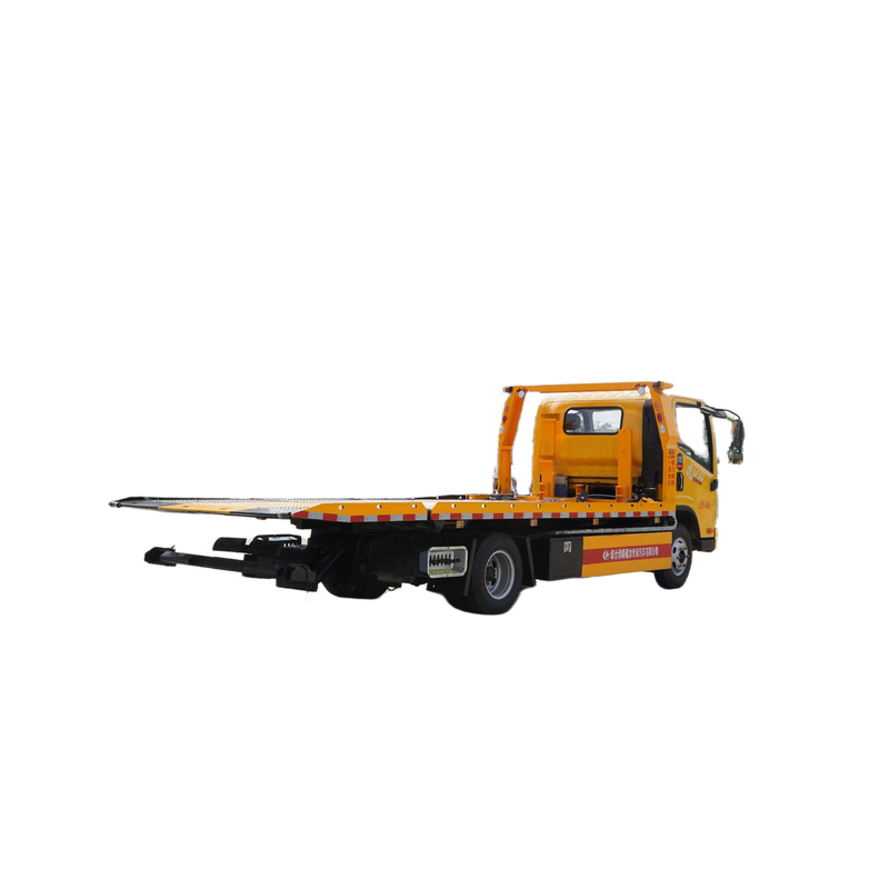 6 Wheels Flatbed Wrecker Truck JAC / 4 Ton Winch Tow Truck For Sale