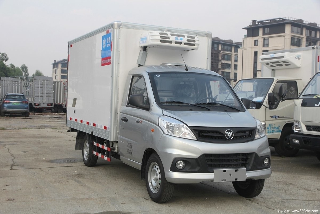 2 Tons Refrigerated Truck Foton Gasoline Fuel Type Refrigerated Freezer Van