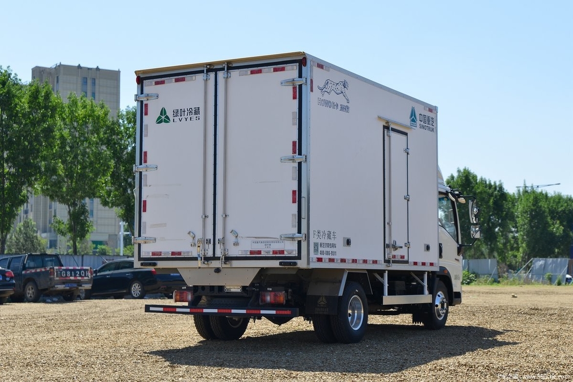 2 Tons Refrigerated Truck Foton Gasoline Fuel Type Refrigerated Freezer Van