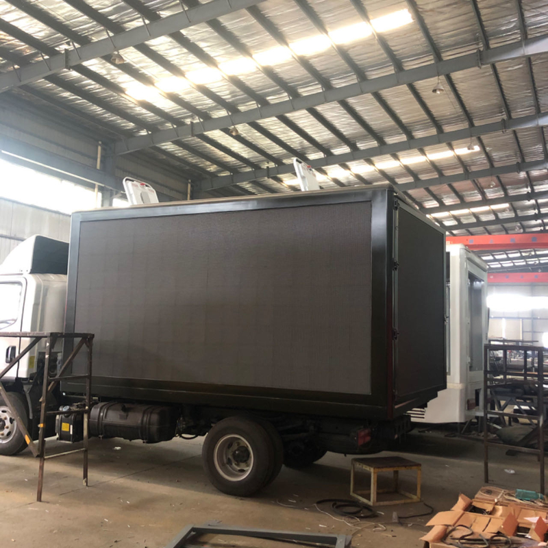 Isuzu Led Display Box Truck Pixel Pitch 8mm Mobile Led Screen Billboard Truck Advertising Led Truck For Sale
