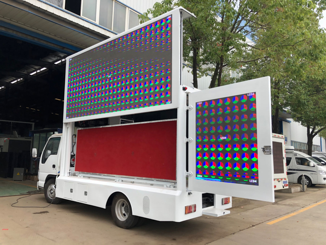 Isuzu Led Display Box Truck Pixel Pitch 8mm Mobile Led Screen Billboard Truck Advertising Led Truck For Sale