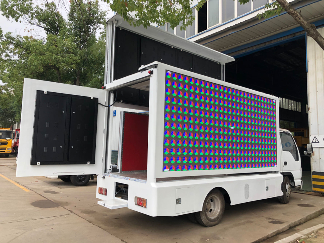 Isuzu Led Display Box Truck Pixel Pitch 8mm Mobile Led Screen Billboard Truck Advertising Led Truck For Sale