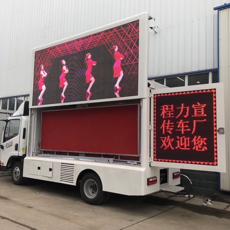 HOWO Mobile Light LED Advertising Truck Display Box Billboard Clear Screen Signs P4 P5 P6