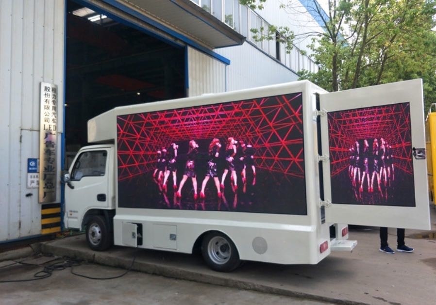 HOWO Mobile Light LED Advertising Truck Display Box Billboard Clear Screen Signs P4 P5 P6